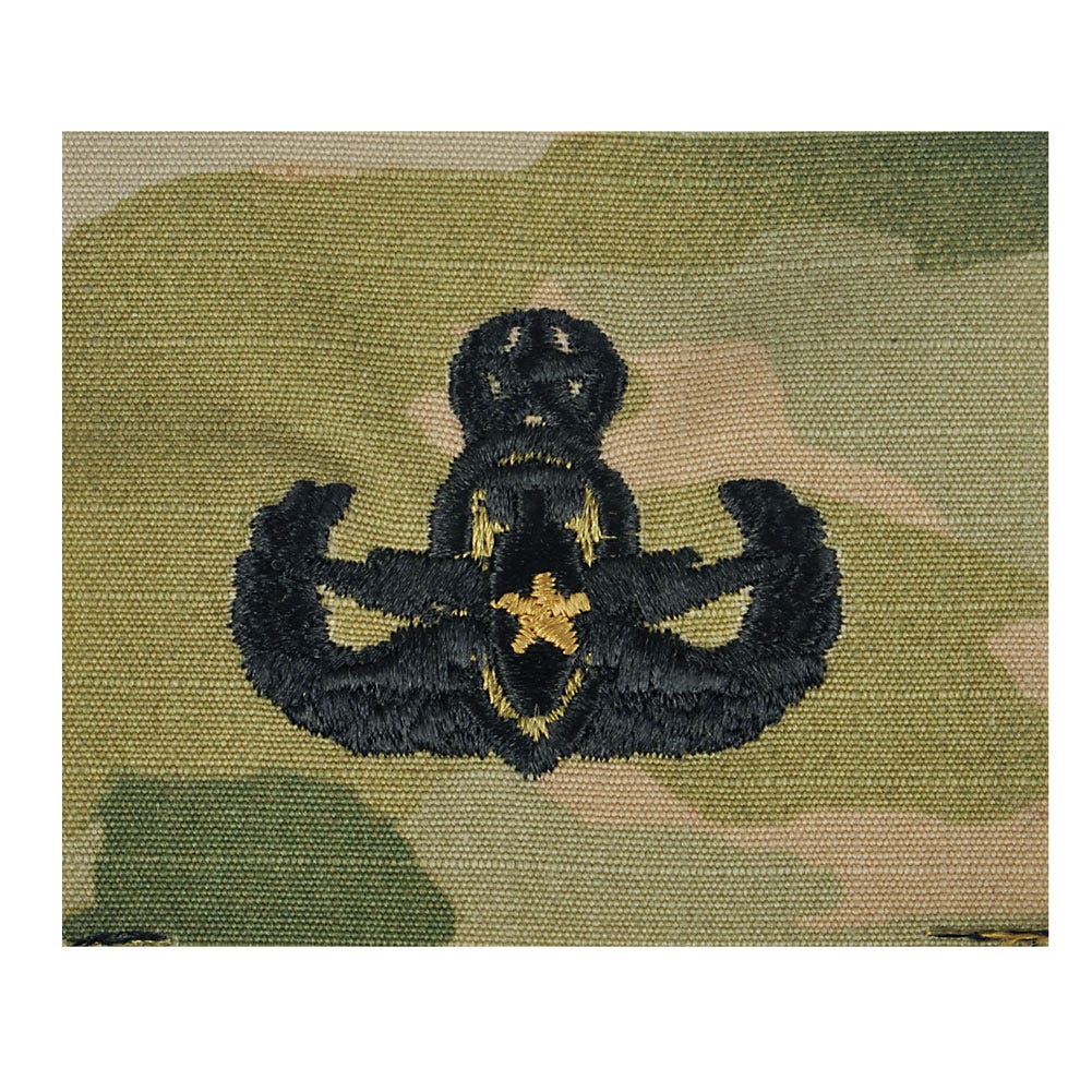 COMBAT INFANTRY 1ST AWARD EMBROIDERED WITH BLACK THREAD ARMY EMBROIDERED BADGE